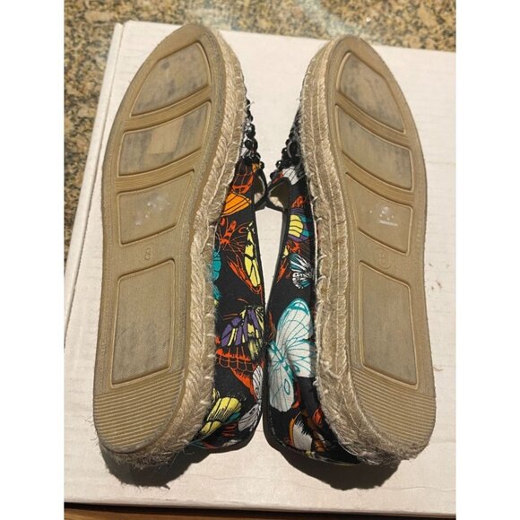 Head Over Heels by Dune Sequins Butterflies Espadrilles Women's Size 8 - Picture 9 of 9